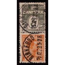 Automatmærker - Lodret sammenhængende - AFA AU 2 (79,98) - Stemplet.